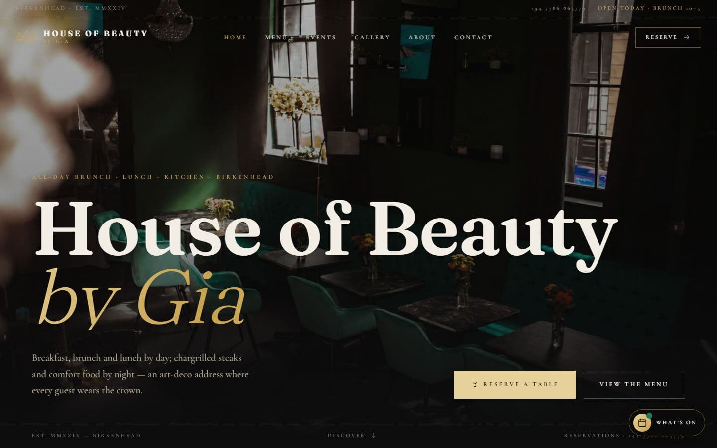 House of Beauty by Gia desktop view